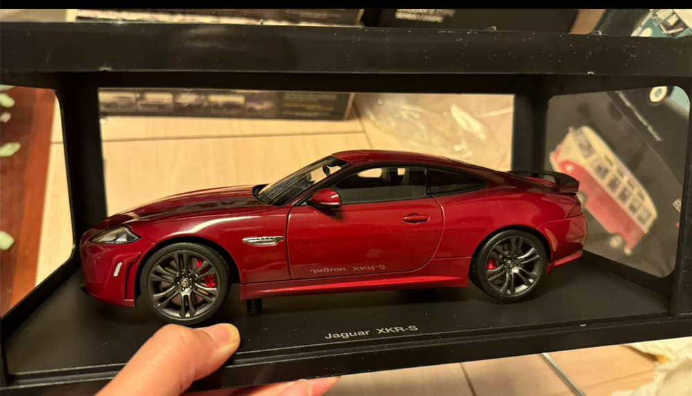 Classic rare Autoart 1/18 Jaguar Xkr-s French Racing diecast car model Classic rare Autoart 1/18 Jaguar Xkr-s French Racing diecast car model