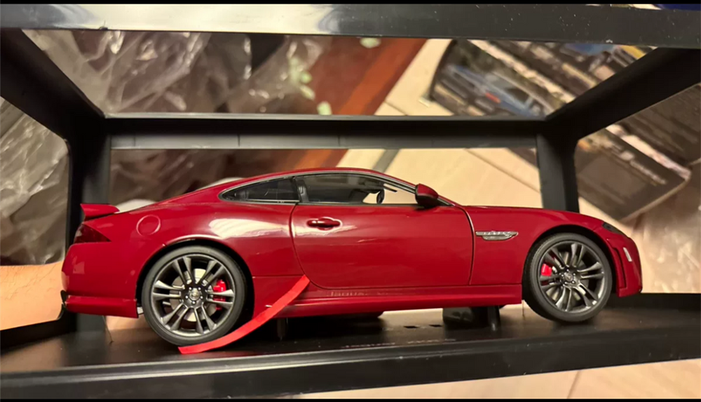 Classic rare Autoart 1/18 Jaguar Xkr-s French Racing diecast car model Classic rare Autoart 1/18 Jaguar Xkr-s French Racing diecast car model
