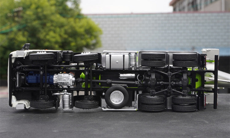 Original factory new release 1:38 Zoomlion Jiefang JH6 Pro concrete cement mixer alloy engineering truck model for sale Original factory new release 1:38 Zoomlion Jiefang JH6 Pro concrete cement mixer alloy engineering truck model for sale