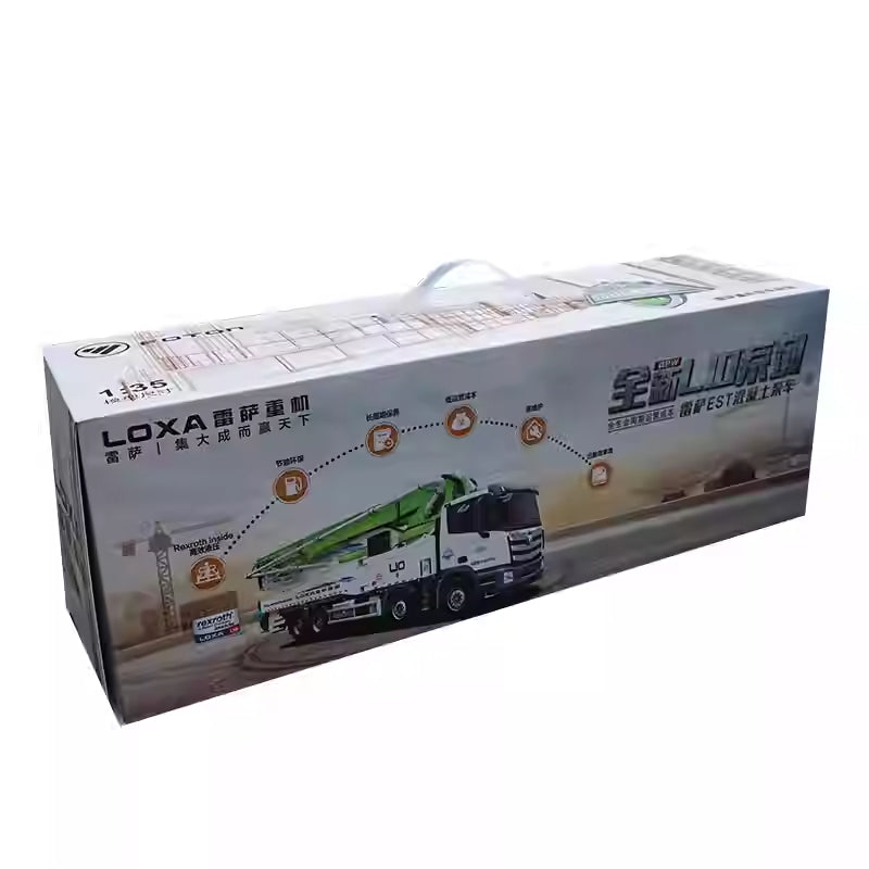 Collectible 1:35 Foton LOXA EST L10 Alloy Pump Truck Model with movable axles, tiltable hood, and extendable legs! Collectible 1:35 Foton LOXA EST L10 Alloy Pump Truck Model with movable axles, tiltable hood, and extendable legs!