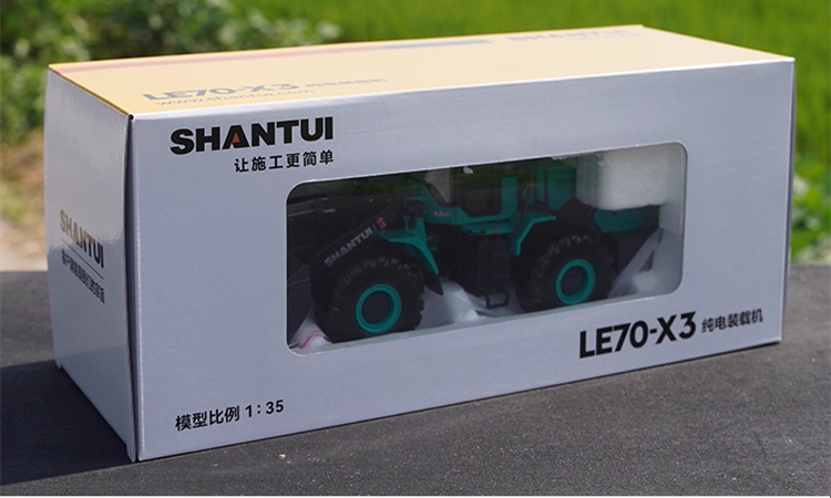 High quality collectiable 1:35 Scale Shantui LE70‑3X electric loader replica for promotional gifts High quality collectiable 1:35 Scale Shantui LE70‑3X electric loader replica for promotional gifts