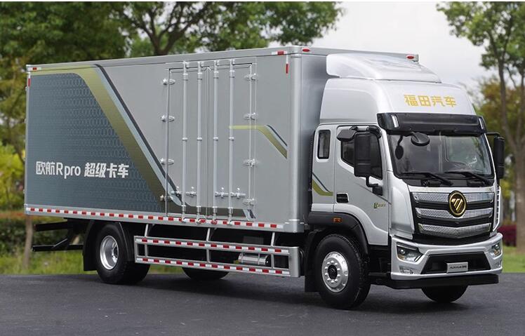 1:23 Foton European Airlines diecast truck model metal container van logistics transport super truck alloy model 1:23 Foton European Airlines diecast truck model metal container van logistics transport super truck alloy model
