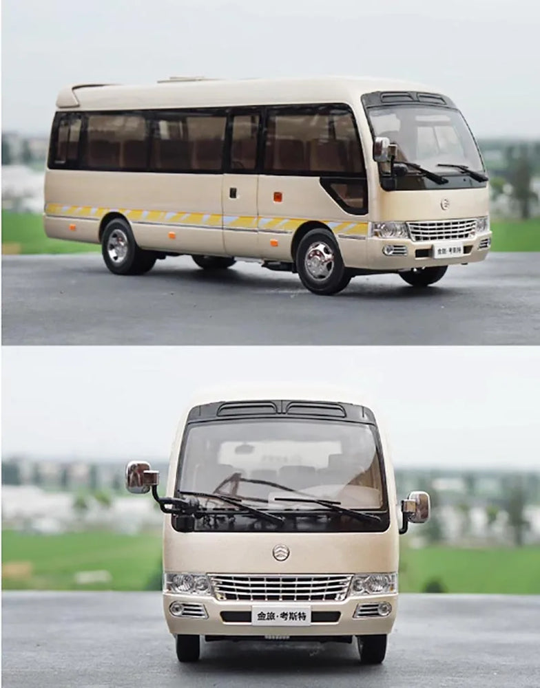 Original Factory 1:24 Golden Dragon Diecast Minibus Model, Alloy Mid-size Collectible Coach Miniature for Gift, Promotion Original Factory 1:24 Golden Dragon Diecast Minibus Model, Alloy Mid-size Collectible Coach Miniature for Gift, Promotion