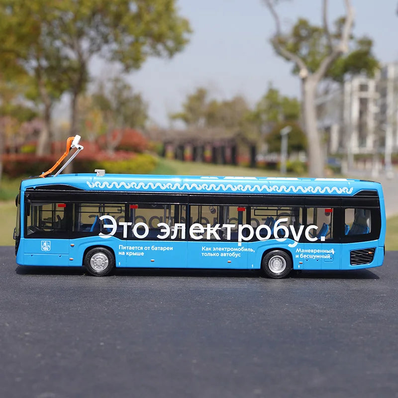 Original Factory 1:43 KAMAZ Electric Bus Model – Russian Diecast Alloy Bus Miniature with Light Functions Original Factory 1:43 KAMAZ Electric Bus Model – Russian Diecast Alloy Bus Miniature with Light Functions