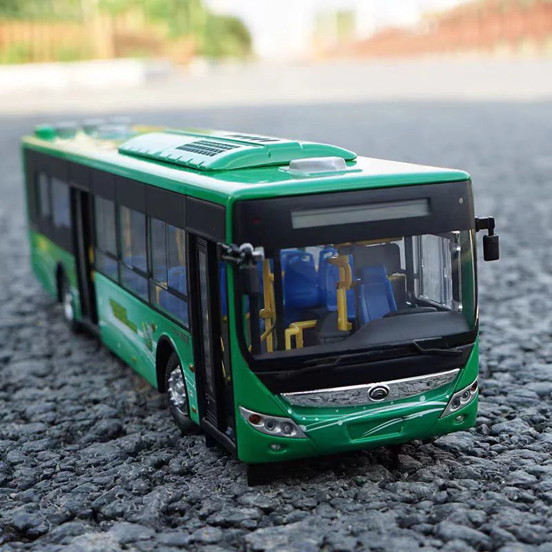 Original Factory 1:42 Yutong ZK6125CHEVPG4 Hybrid Alloy Bus Miniature – Collectible Diecast Urban Bus Replica for Display or Gift Original Factory 1:42 Yutong ZK6125CHEVPG4 Hybrid Alloy Bus Miniature – Collectible Diecast Urban Bus Replica for Display or Gift