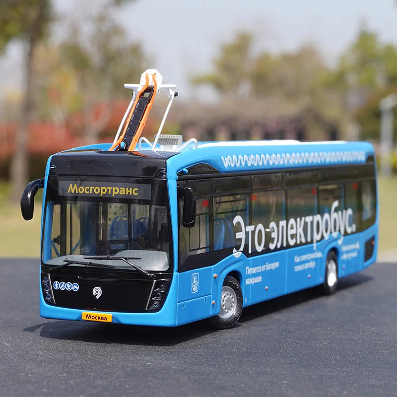 Original Factory 1:43 KAMAZ Electric Bus Model – Russian Diecast Alloy Bus Miniature with Light Functions Original Factory 1:43 KAMAZ Electric Bus Model – Russian Diecast Alloy Bus Miniature with Light Functions