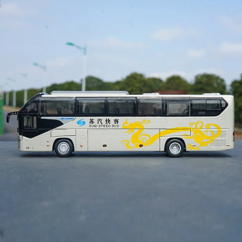 Original Factory 1:42 Original Yutong 6128 Suqi Express Diecast Coach Model – Diecast Alloy Highway Tour Bus Miniature for Gift Original Factory 1:42 Original Yutong 6128 Suqi Express Diecast Coach Model – Diecast Alloy Highway Tour Bus Miniature for Gift