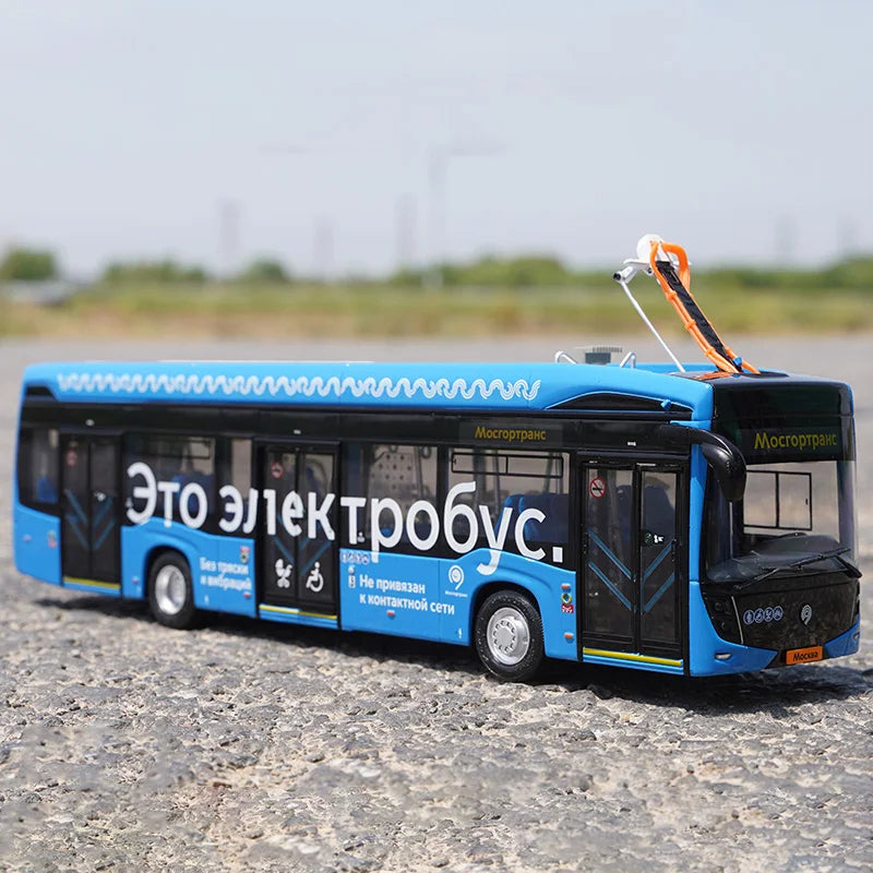 Original Factory 1:43 KAMAZ Electric Bus Model – Russian Diecast Alloy Bus Miniature with Light Functions Original Factory 1:43 KAMAZ Electric Bus Model – Russian Diecast Alloy Bus Miniature with Light Functions