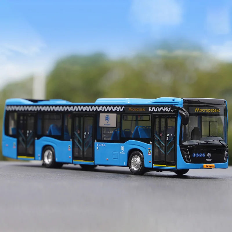 Original Factory 1:43 KAMAZ Electric Bus Model – Russian Diecast Alloy Bus Miniature with Light Functions Original Factory 1:43 KAMAZ Electric Bus Model – Russian Diecast Alloy Bus Miniature with Light Functions