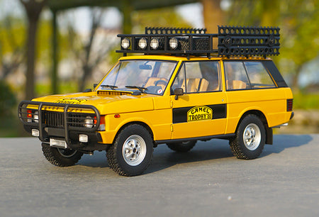 1:18 AR Almost Real Range Rover Camel Cup Sumatra Station diecast model car for collection, gift