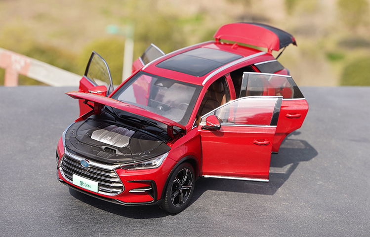 ORIGINAL factory 1:18 BYD TANG DM-I 2021 BYD TANG DM automobile model alloy simulation scale model for gift ORIGINAL factory 1:18 BYD TANG DM-I 2021 BYD TANG DM automobile model alloy simulation scale model for gift