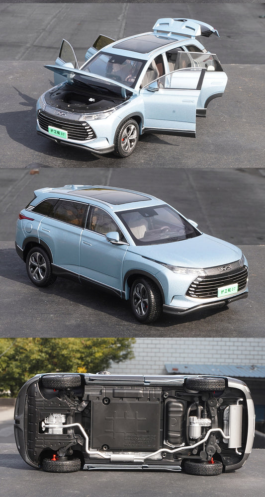 Original factory 1:18 BYD huweijian frigate 07 diecast alloy simulation car model for BYD real car promotion Original factory 1:18 BYD huweijian frigate 07 diecast alloy simulation car model for BYD real car promotion