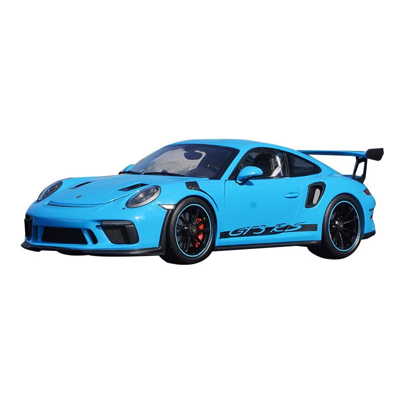 1:18 GTA Porsche 911 GT3 RS Porsche 992 alloy car model diecast blue simulation car model for gift 1:18 GTA Porsche 911 GT3 RS Porsche 992 alloy car model diecast blue simulation car model for gift