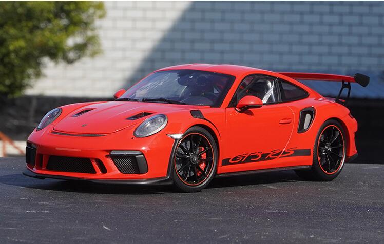 1:18 GTA Porsche 911 GT3 RS Porsche 992 alloy car model diecast blue simulation car model for gift 1:18 GTA Porsche 911 GT3 RS Porsche 992 alloy car model diecast blue simulation car model for gift
