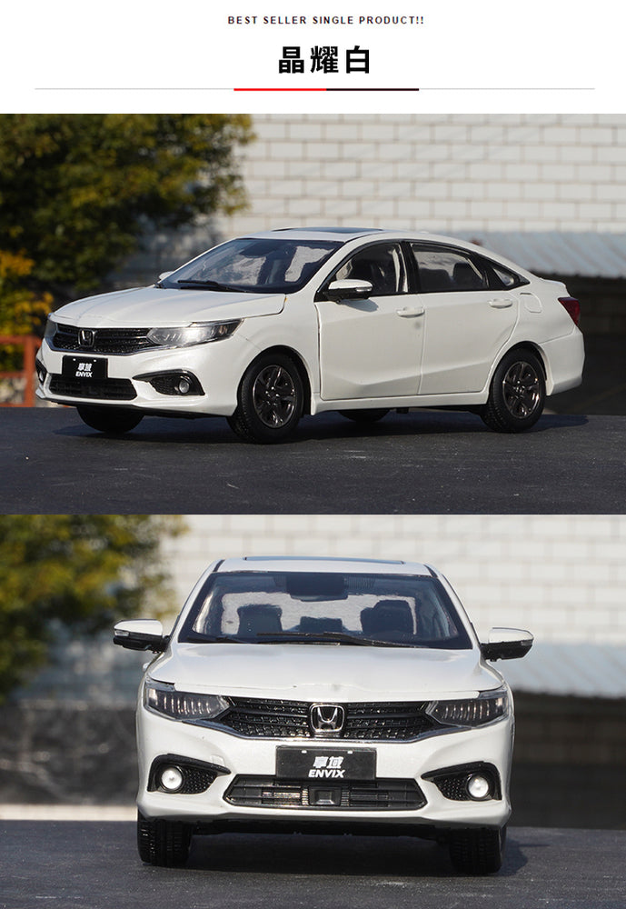 Original White brand new 1:18 HONDA ENVIX alloy car model miniature for gift, collection, toys Original White brand new 1:18 HONDA ENVIX alloy car model miniature for gift, collection, toys