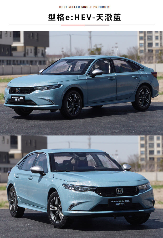 Original 1:18  HONDA Grid e:HEV 2022 HONDA INTEGRA diecast alloy car model for gift Original 1:18  HONDA Grid e:HEV 2022 HONDA INTEGRA diecast alloy car model for gift