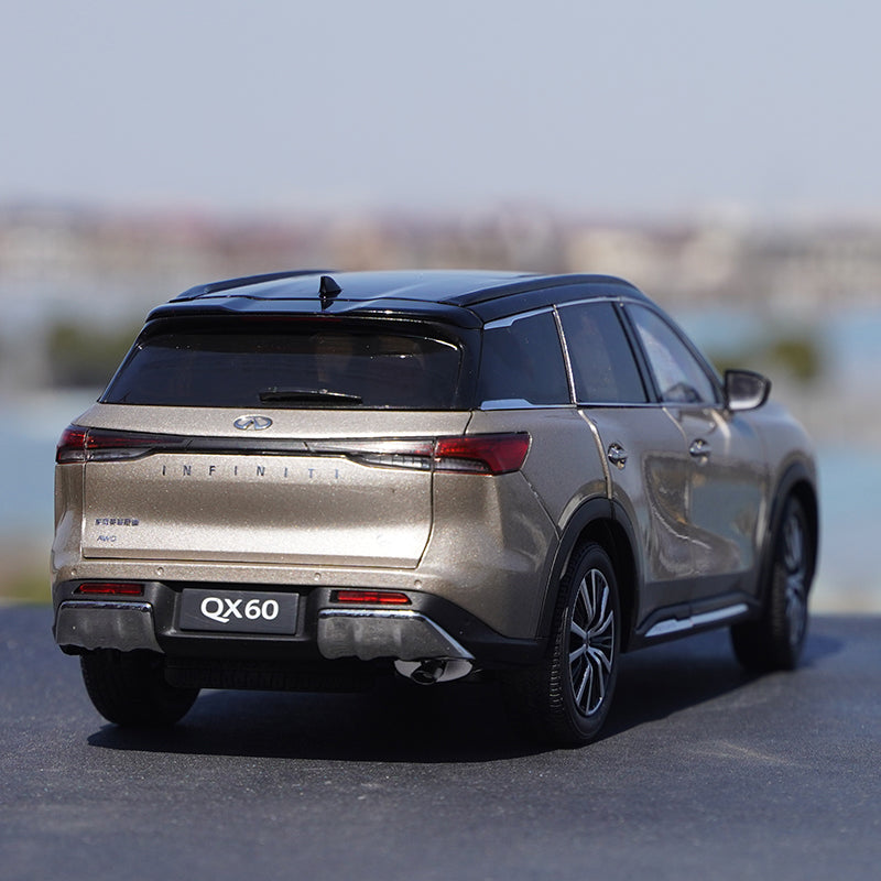 Original factory 1:18 Infiniti QX60 2022 diecast SUV alloy car model for gift, collection Original factory 1:18 Infiniti QX60 2022 diecast SUV alloy car model for gift, collection