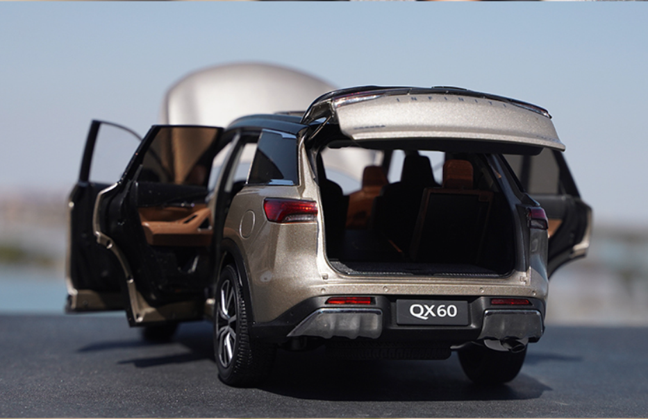 Original factory 1:18 Infiniti QX60 2022 diecast SUV alloy car model for gift, collection Original factory 1:18 Infiniti QX60 2022 diecast SUV alloy car model for gift, collection