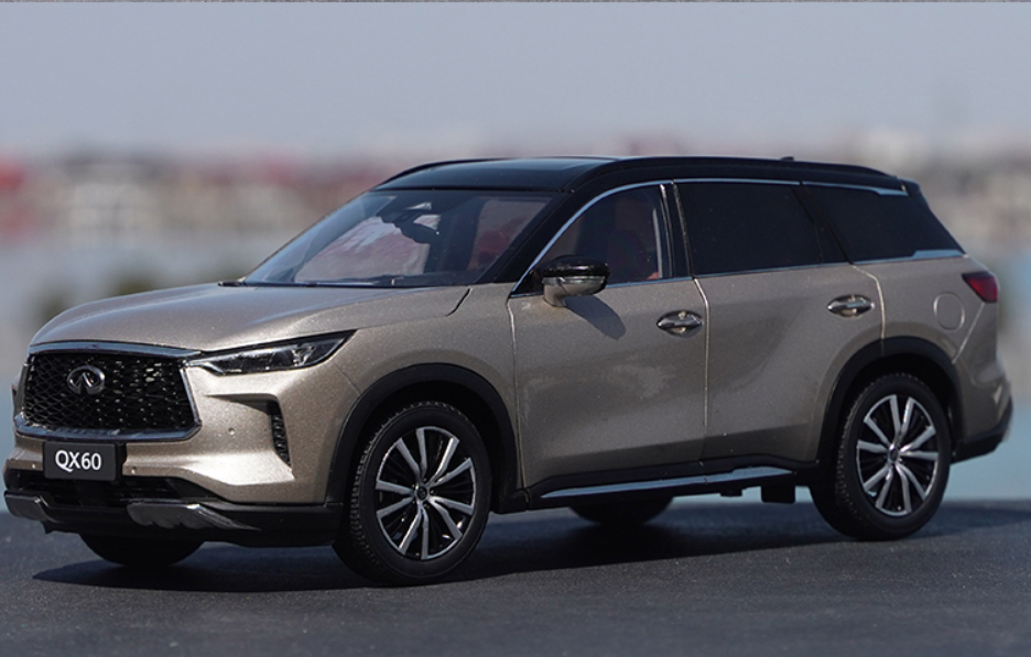 Original factory 1:18 Infiniti QX60 2022 diecast SUV alloy car model for gift, collection Original factory 1:18 Infiniti QX60 2022 diecast SUV alloy car model for gift, collection