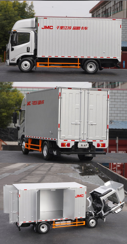 Original facotry 1:18 Jiangling JMC Kaiyun diecast scale van light truck alloy model for gift