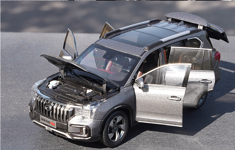Original factory 1:24 GAC Trumpchi GS8S Trumpchi 2021 diecast off-road car alloy miniature model for gift, toys Original factory 1:24 GAC Trumpchi GS8S Trumpchi 2021 diecast off-road car alloy miniature model for gift, toys