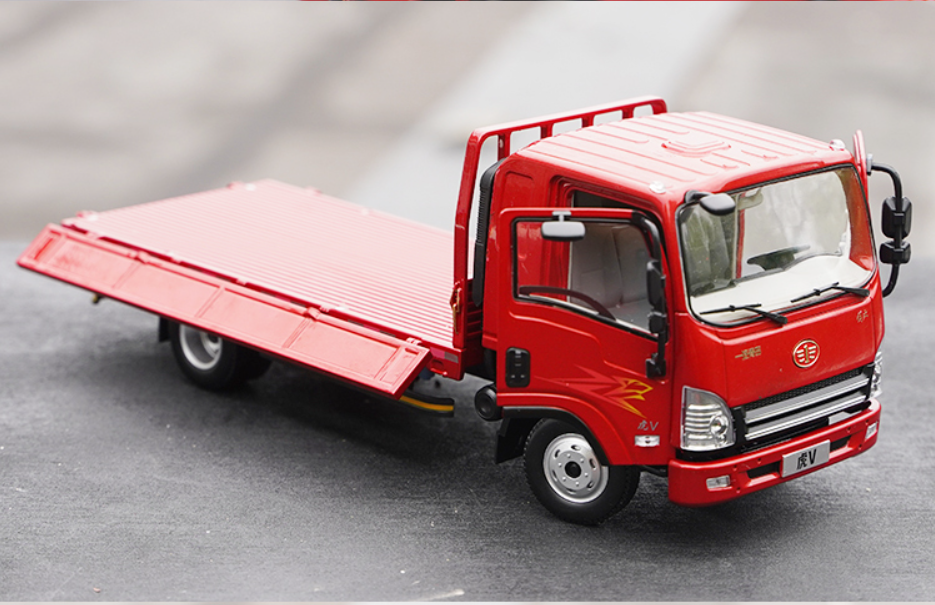 Original factory 1:24 Jiefang FAW Tiger V light truck model Hu V diecast cabinet flat truck model for gift, collection Original factory 1:24 Jiefang FAW Tiger V light truck model Hu V diecast cabinet flat truck model for gift, collection