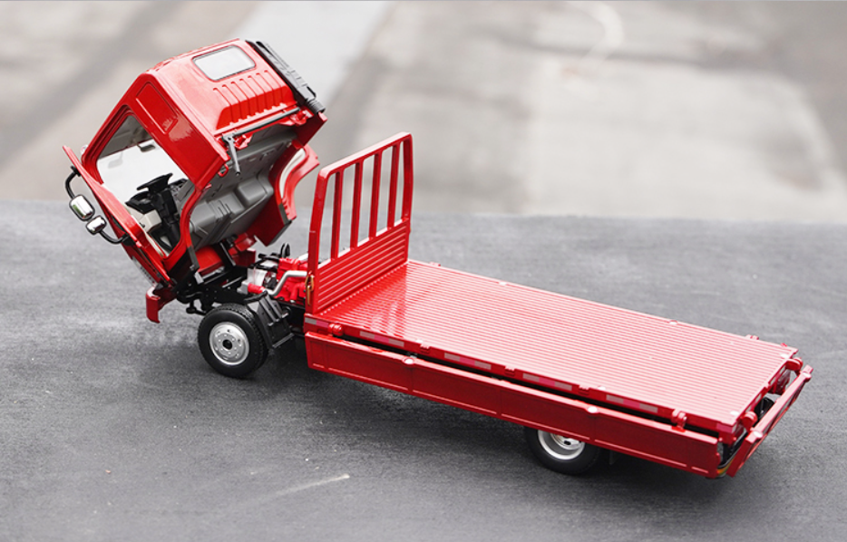Original factory 1:24 Jiefang FAW Tiger V light truck model Hu V diecast cabinet flat truck model for gift, collection Original factory 1:24 Jiefang FAW Tiger V light truck model Hu V diecast cabinet flat truck model for gift, collection