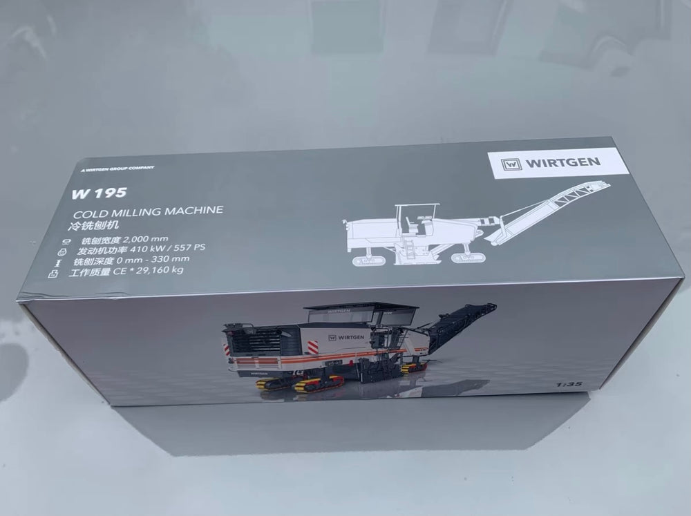 High quality 1:35 Diecast Wirtgen W195 cold milling machine miniature models for sale High quality 1:35 Diecast Wirtgen W195 cold milling machine miniature models for sale