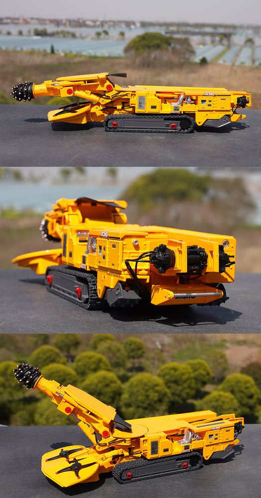 Original facotry 1:35 XCMG EBZ200 Diecast roadheader rotary drilling rig model alloy construction machinery scale miniature for promotion gift Original facotry 1:35 XCMG EBZ200 Diecast roadheader rotary drilling rig model alloy construction machinery scale miniature for promotion gift