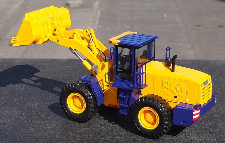 1:35 Original factory diecast Lonking scale loader model alloy construction machinery model gift