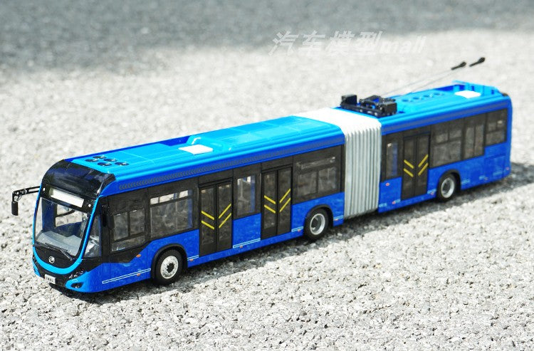 Authentic 1:42 Yutong ZK5180C diecast Trolley bus models BRT scale bus models for gift Authentic 1:42 Yutong ZK5180C diecast Trolley bus models BRT scale bus models for gift