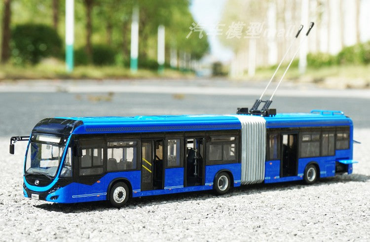 Authentic 1:42 Yutong ZK5180C diecast Trolley bus models BRT scale bus models for gift Authentic 1:42 Yutong ZK5180C diecast Trolley bus models BRT scale bus models for gift