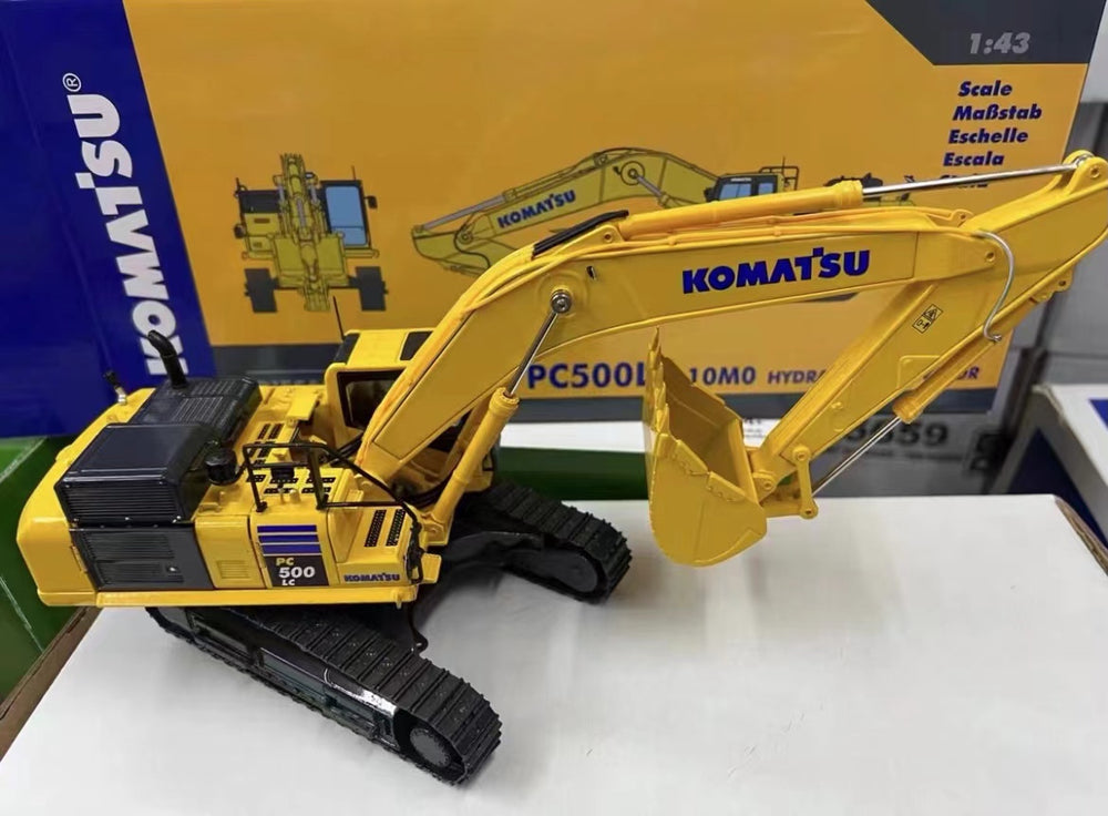 2021 new 1:43 Diecast scale KOMATSU PC500LC-10M0 Scale toy excavator model Hydraulic Alloy excavator vehicle model kits 2021 new 1:43 Diecast scale KOMATSU PC500LC-10M0 Scale toy excavator model Hydraulic Alloy excavator vehicle model kits