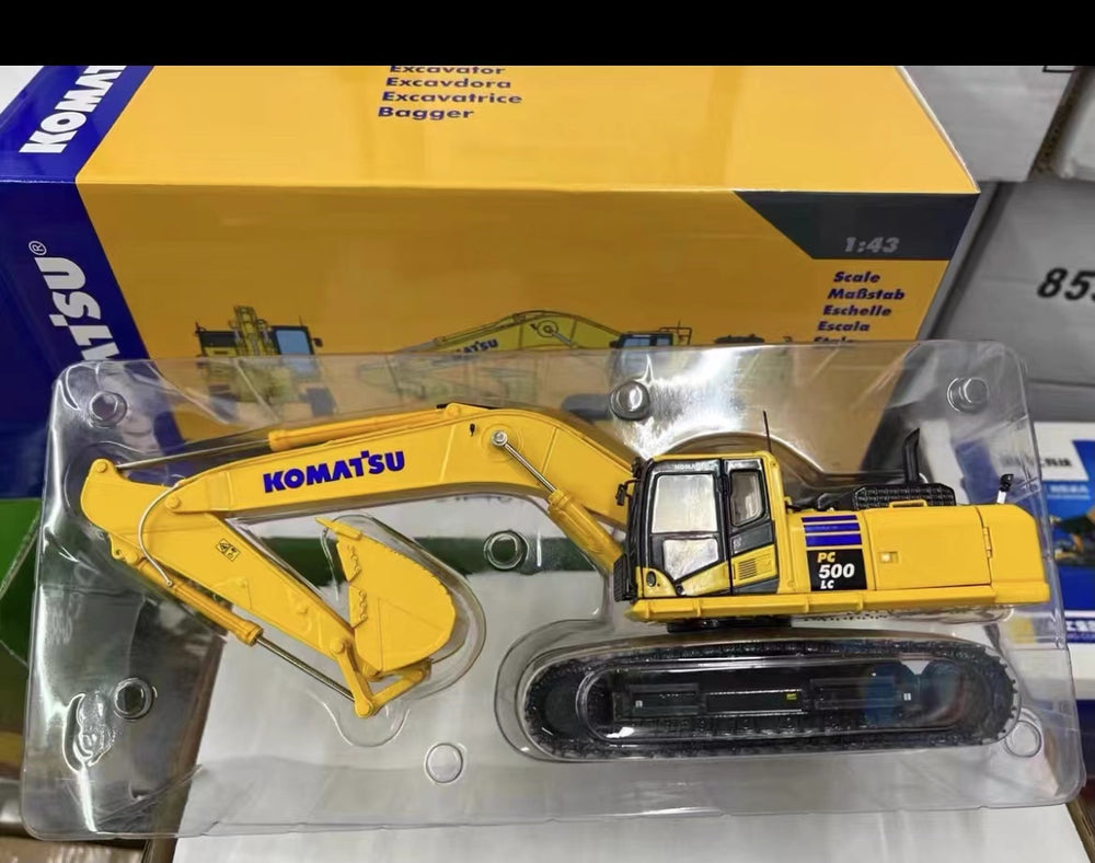 2021 new 1:43 Diecast scale KOMATSU PC500LC-10M0 Scale toy excavator model Hydraulic Alloy excavator vehicle model kits 2021 new 1:43 Diecast scale KOMATSU PC500LC-10M0 Scale toy excavator model Hydraulic Alloy excavator vehicle model kits