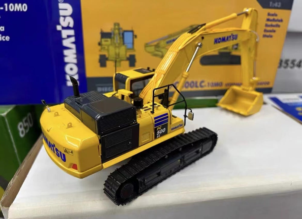 2021 new 1:43 Diecast scale KOMATSU PC500LC-10M0 Scale toy excavator model Hydraulic Alloy excavator vehicle model kits 2021 new 1:43 Diecast scale KOMATSU PC500LC-10M0 Scale toy excavator model Hydraulic Alloy excavator vehicle model kits