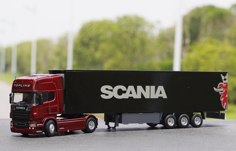 Original factory Diecast 1:50 SCANIA truck model alloy SCANIA R730 semi container European truck model for gift Original factory Diecast 1:50 SCANIA truck model alloy SCANIA R730 semi container European truck model for gift