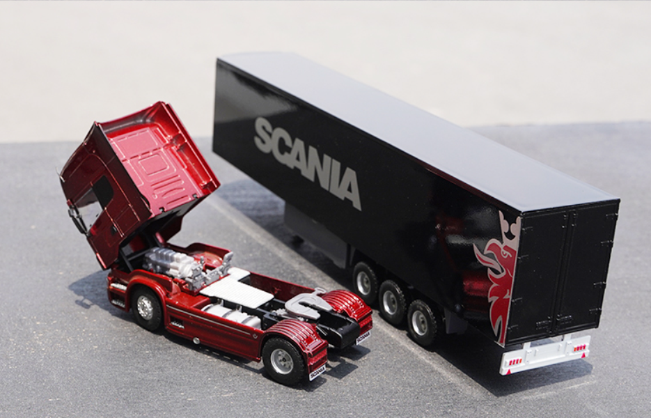 Original factory Diecast 1:50 SCANIA truck model alloy SCANIA R730 semi container European truck model for gift Original factory Diecast 1:50 SCANIA truck model alloy SCANIA R730 semi container European truck model for gift