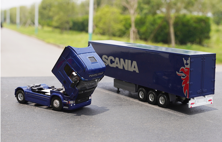 Original factory Diecast 1:50 SCANIA truck model alloy SCANIA R730 semi container European truck model for gift Original factory Diecast 1:50 SCANIA truck model alloy SCANIA R730 semi container European truck model for gift
