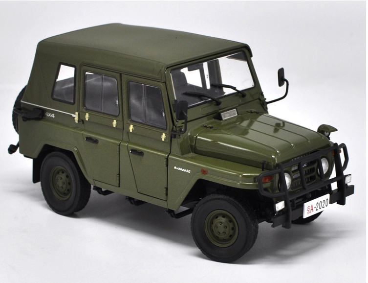 Original factory authentic 1:18 Beijing Jeep 2020 BJ2020 patrol wagon diecast metal SUV car model with small gift Original factory authentic 1:18 Beijing Jeep 2020 BJ2020 patrol wagon diecast metal SUV car model with small gift