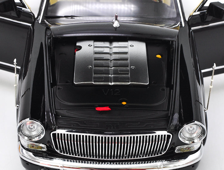 1/24 FAW Hongqi Ca7600j High Grade Inspection Limousine Diecast Model 1/24 FAW Hongqi Ca7600j High Grade Inspection Limousine Diecast Model