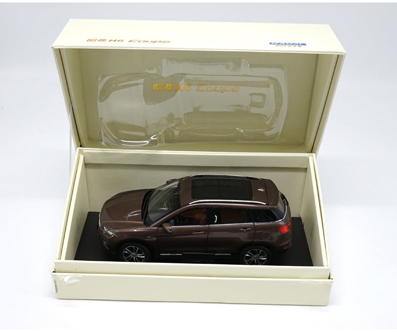 Original factory authentic 1:18 HAVAL H6 COUPE SUV diecast car models with small gift Original factory authentic 1:18 HAVAL H6 COUPE SUV diecast car models with small gift