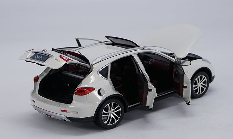 Original factory authentic 1:18 INFINITI QX50 off road Vehicle diecast car models with small gift Original factory authentic 1:18 INFINITI QX50 off road Vehicle diecast car models with small gift