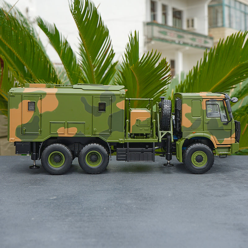 1:24 Sinotruk howo FW2 anti-aircraft fire control diecast military vehicles truck model 1:24 Sinotruk howo FW2 anti-aircraft fire control diecast military vehicles truck model