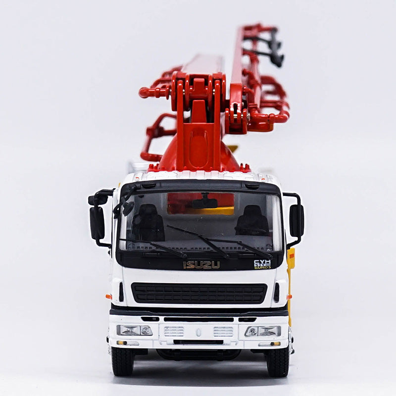 1:38 SANY 50m X foot ISUZU Truck mounted concrete Pump Diecast model 1:38 SANY 50m X foot ISUZU Truck mounted concrete Pump Diecast model