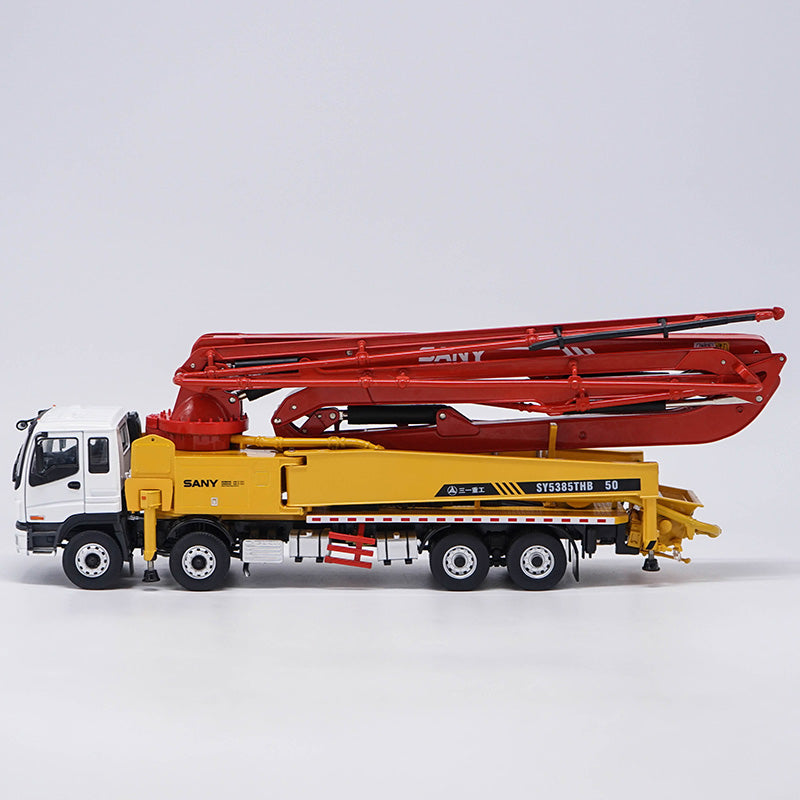 1:38 SANY 50m X foot ISUZU Truck mounted concrete Pump Diecast model 1:38 SANY 50m X foot ISUZU Truck mounted concrete Pump Diecast model