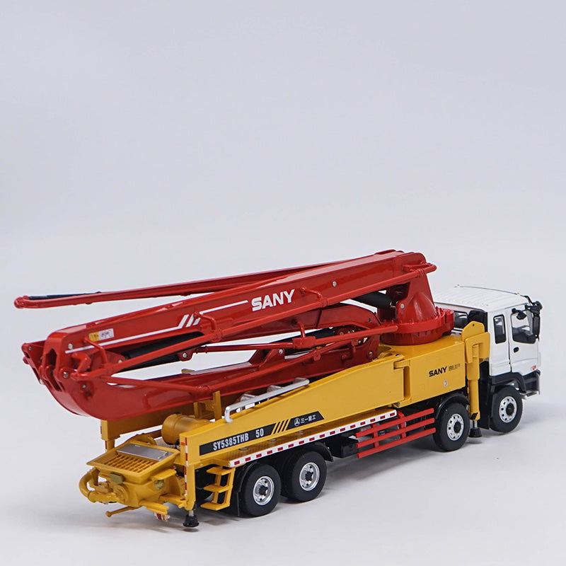 1:38 SANY 50m X foot ISUZU Truck mounted concrete Pump Diecast model 1:38 SANY 50m X foot ISUZU Truck mounted concrete Pump Diecast model