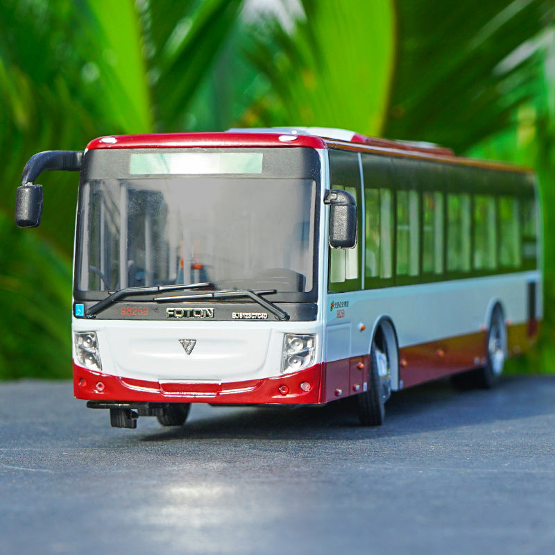 1:43 Foton Passenger Beijing hybrid bus model with small gift 1:43 Foton Passenger Beijing hybrid bus model with small gift