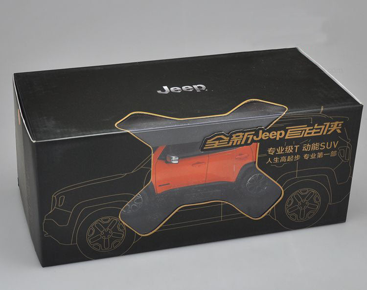 Original factory authentic 1:18 JEEP Renegade diecast car model with small gift Original factory authentic 1:18 JEEP Renegade diecast car model with small gift