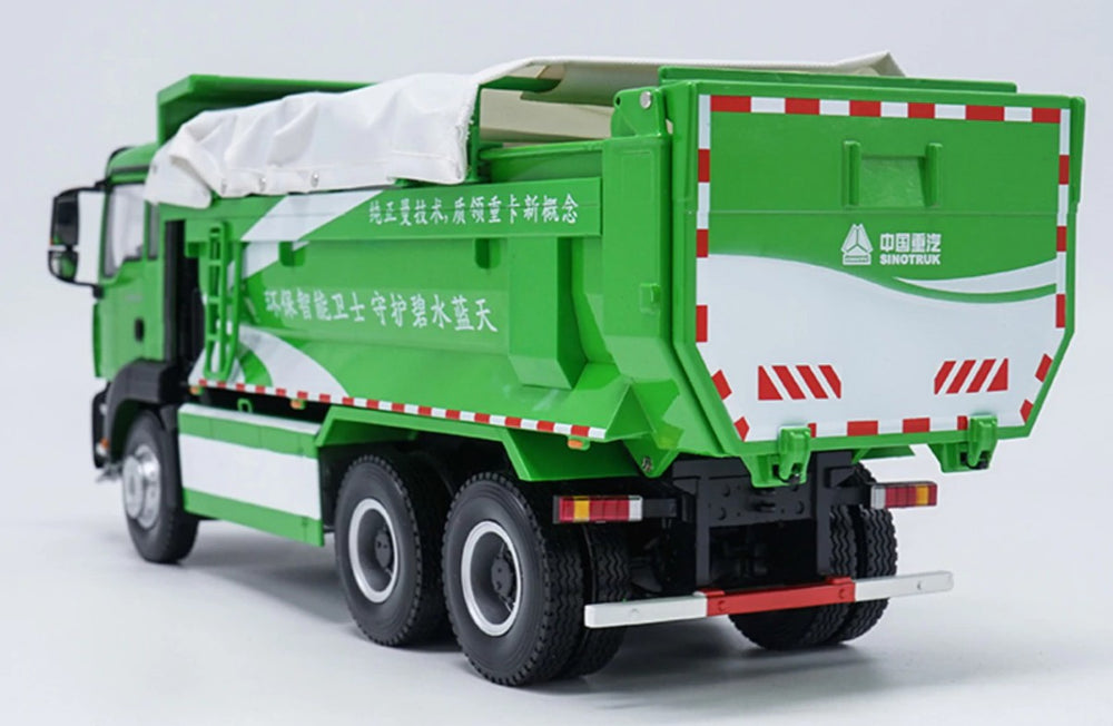 1 24 SITRAK Sinotruk SITRAK  MAN TG-A C6G Howo dump DIECAST MODEL TRUCK green version 1 24 SITRAK Sinotruk SITRAK  MAN TG-A C6G Howo dump DIECAST MODEL TRUCK green version