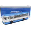High quality 1/43 Russian Bus Sovetskii Avtobus Liaz-677M Diecast Blue model for gift, collection